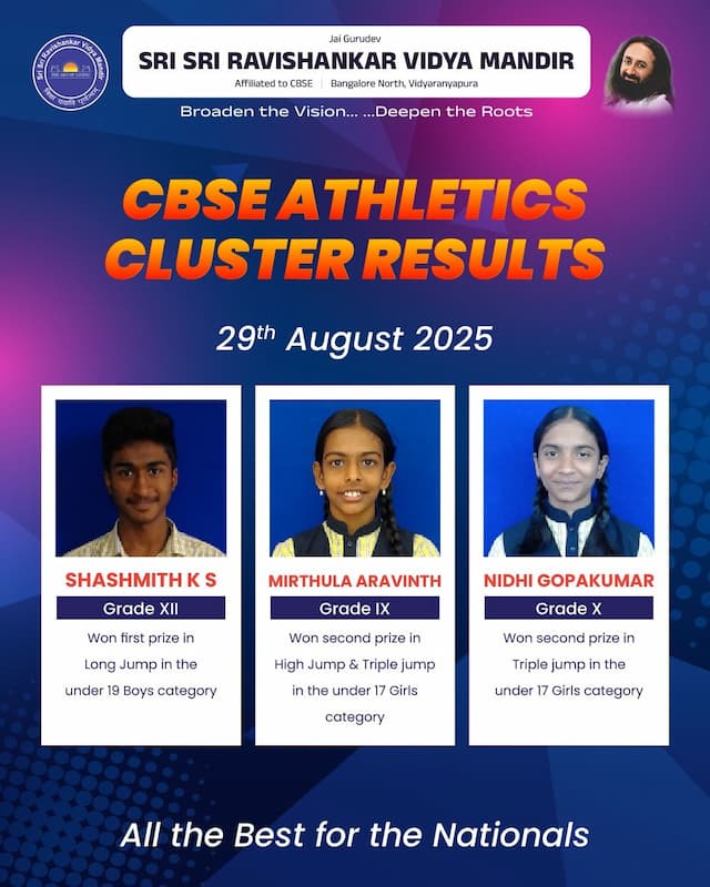 CBSE Athletics Cluster Results
