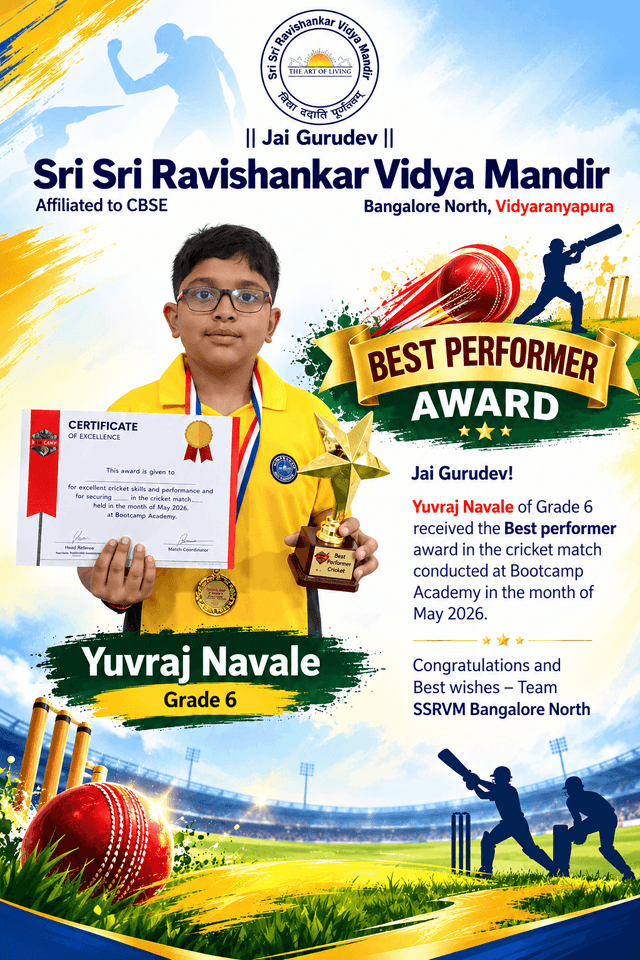 Best Performer Award – Cricket