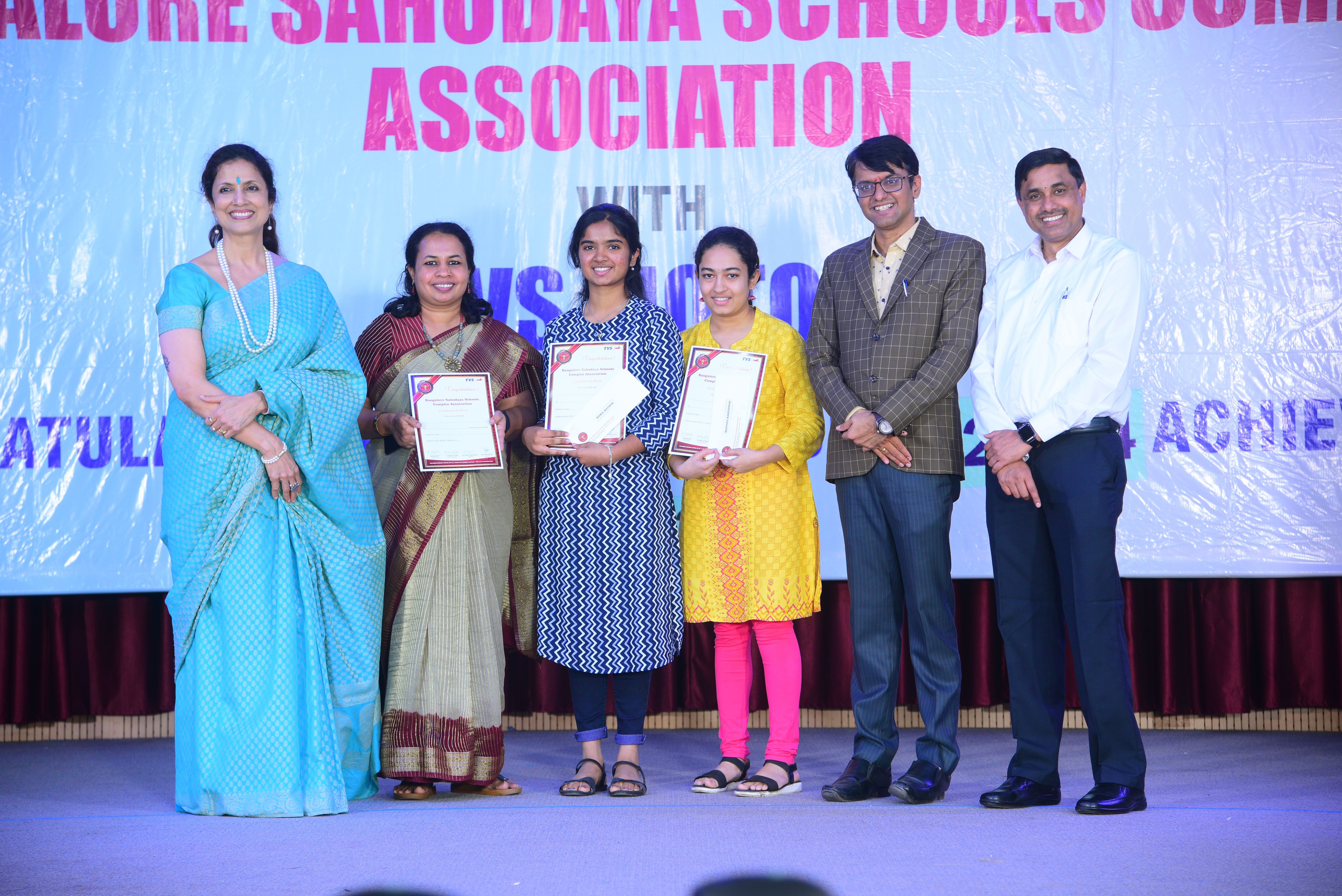 Bangalore Sahodaya Schools complex Association felicitated