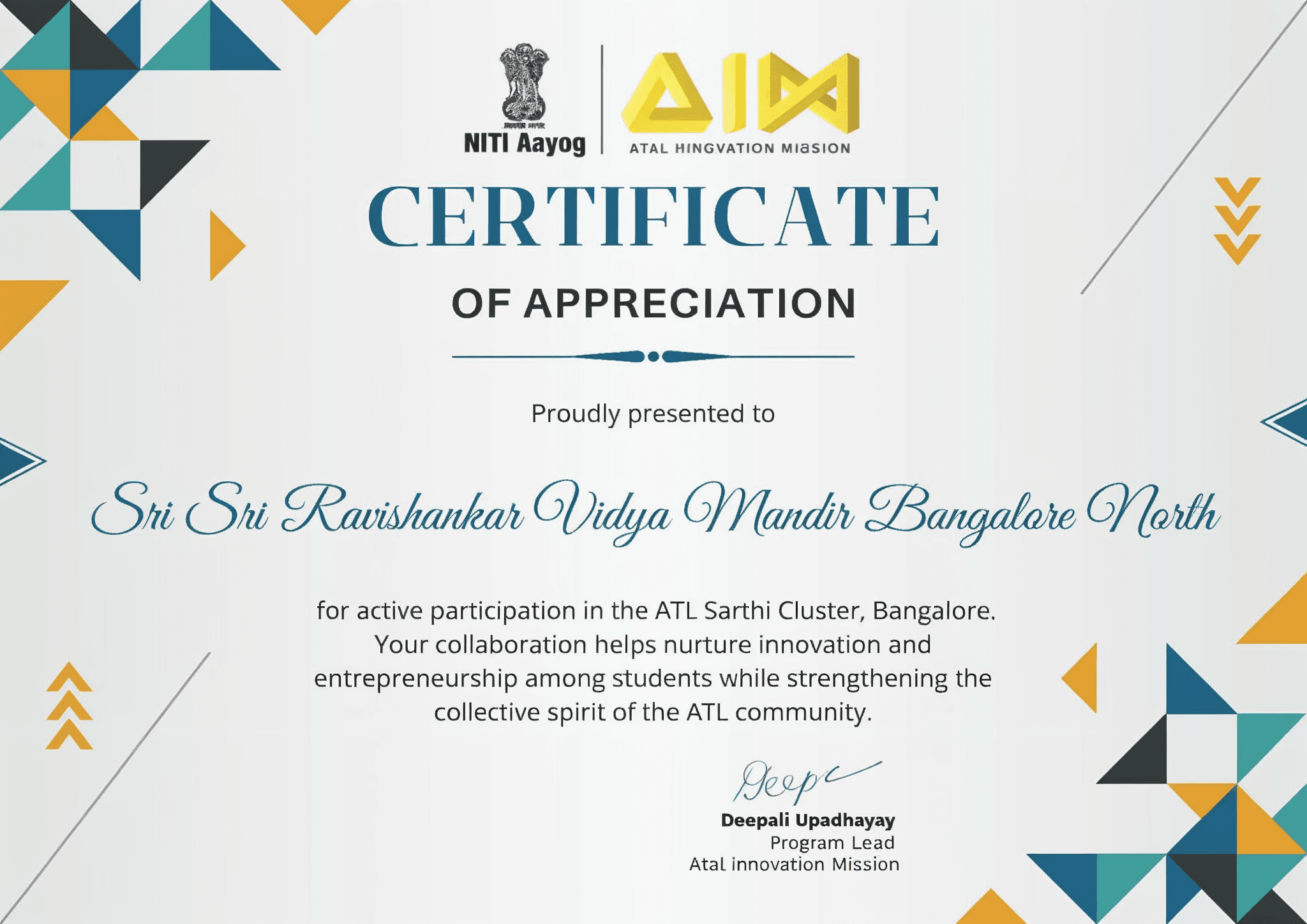 Senior Secondary School in Bangalore North Vidyaranyapura.jpg